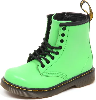 Imagen del producto de E4942 (calzado de estilo botín, color verde, marca Dr. Martens, para bebés, niños y niñas)