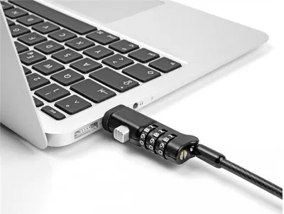 Produktbild von Navilock Sicherungskabel, USB Typ-A Buchse mit Zahlenschloss