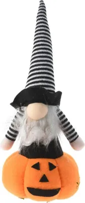 Image de Figurine décorative sur une citrouille, 35 cm, orange Halloween