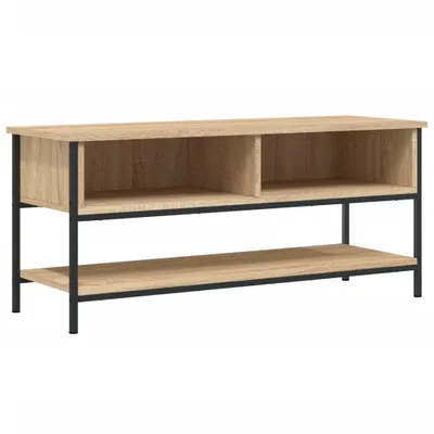 Zdjęcie produktu dla vidaXL vidaXL szafka pod TV-100x35x45-cm-drewno-sosna-dąb-barwiony