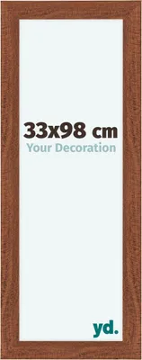 Produktbild von Bilderrahmen, 33x98 cm, Nussbaum, MDF, Como