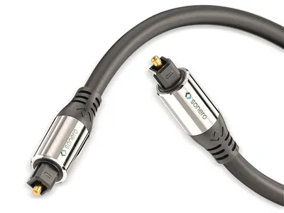 Obrázek produktu pro sonero S-OC100-150, Toslink, Samec, Toslink, Samec, 15 m, Černá