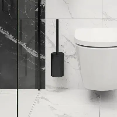 Produktbild von WC-Bürstengarnitur LAUFEN LIDA schwarz matt H384LI14500001