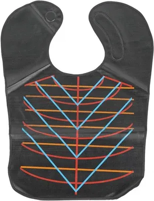 Productafbeelding van Kappersmuts - Stylingcape - Waterdicht PVC-materiaal - 62x45 cm - Zwart