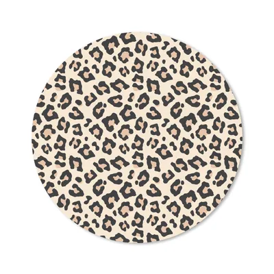 Produktbild von MuchoWow® Mauspad Mousepad Tierprint - Pantherprint - Rosa 20x20 cm - Mousepads - Maus Mat - Pad - Mausunterlage - Schreibtischmatte