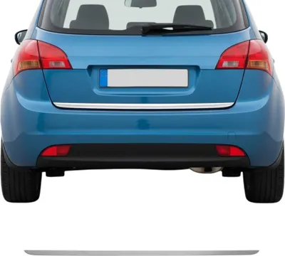 Image de Baguettes de garniture arrière pour Kia Venga 2009-2019 1Pc Acier Silver