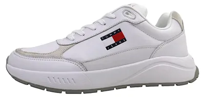 Produktbild von Tommy Hilfiger TJM Runner Herren sportlicher Schnürer in Weiß, Größe 44