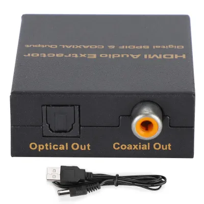 Produktbild von HDMI-Eingang zu SPDIF-Koaxialausgang Konverter Audio-Extraktor-Adapter für Player und Computer