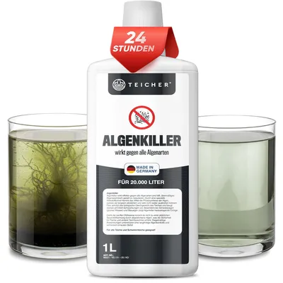 Produktbild von Teicher Algenvernichter – Gegen Schwebe- & Blaualgen im Teich, 1 L