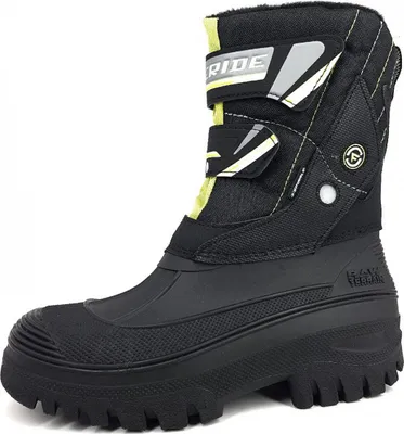 Produktbild von Spirale Frodo Kinderstiefel schwarz/grün Gr. 36