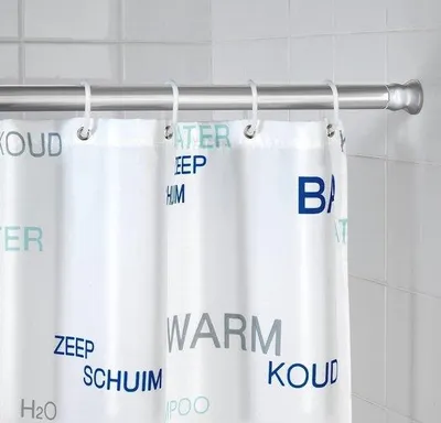 Obrázok produktu pre Chrómovaná teleskopická sprchová tyč s dĺžkou 110–185 cm