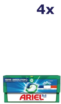 Produktbild von 4x Ariel Pods 3-in-1 – 26 Stück, 473,2 g, Alpine