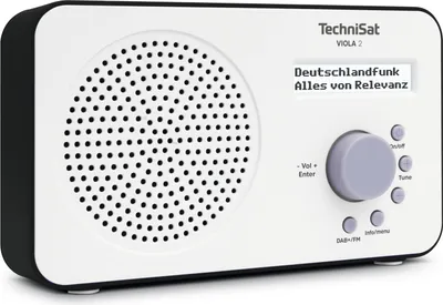 Produktbild von TechniSat VIOLA 2 | tragbares DAB+ Radio mit Akku und LC-Diplay | weiß