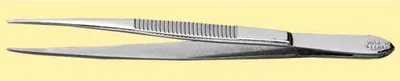 Produktbild von Donau Pinzette PZ1, 120 mm, gerade fein gezahnte Spitzen