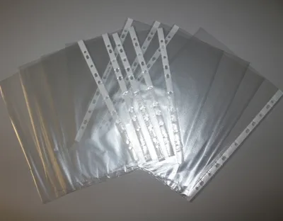 Produktbild von 1000 Stück Klarsichthüllen DIN A4 oben offen genarbt Prospekthüllen, Aktenhüllen optimal für die Ablage ihrer Papiere