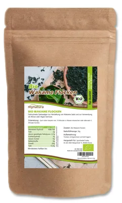 Produktbild von Mynatura  Wakameflocken – ab 50g - 1 Beutel