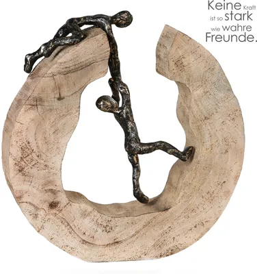 Obrázok produktu pre Casablanca by Gilde dekoratívna soška Teamwork bronz V. 30 cm,71804