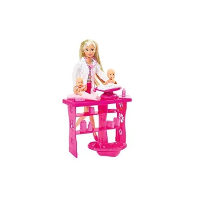 Produktbild von Steffi Puppe Baby Doctor Pädiater + 2 Kleinkinder Simba