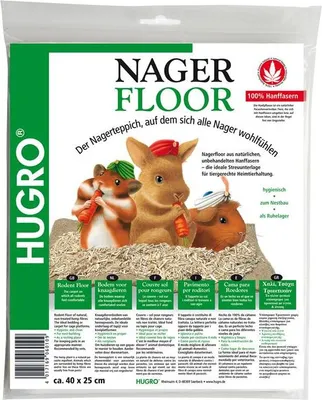 Produktbild von Hugro Nagerfloor Hanfmatte Standard 40x25cm