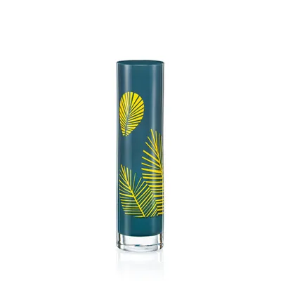 Produktbild von Vase Dekovase Kristallvase Spring Petrol  gelb S1704 Kristallvase 240 mm