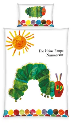 Produktbild von Kleine Raupe Nimmersatt Bettwäsche 100 x 135 cm