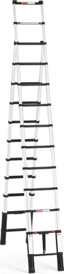 Produktbild von RMBO Klappbar Multifunktionsleiter 3,8 m lang, Soft-Closing, Max. Belastung 150 kg, EN 131.6, Mehrzweckleiter, Teleskopleiter
