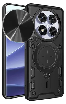 Produktbild von Techsuit CamGuard Pro Back Cover Hülle für Xiaomi Redmi Note 14 Pro / Xiaomi Poco X7 - Schwarz