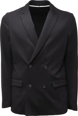 Produktbild von 8776AE giacca uomo PAOLO PECORA schwarz Zweireiher Jacke Männer