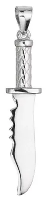 Produktbild von Silbernes Anhä ngermesser 64059