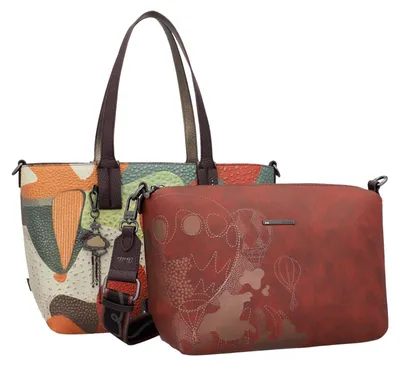 Immagine prodotto di Anekke borsa shopper borsa a tracolla Odyssey 2 In 1 Tote Multicolor multicolore