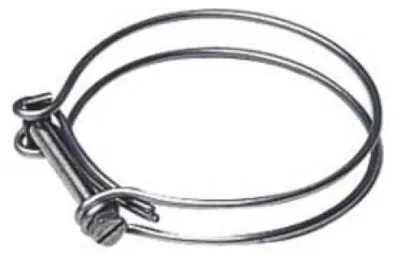Image de Pince à spirale Plastimo, lot de 10, argent, 34-38 mm, argent, 34-38 mm