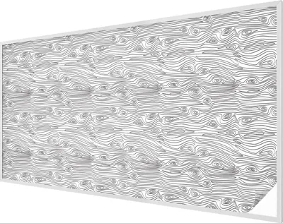 Produktbild von Buntglas Fensterfolie – 116x200 cm – Stained-Glass Design – blickdichte dekorative Sichtschutzfolie – selbstklebend, UV-Schutz – Holzlinien