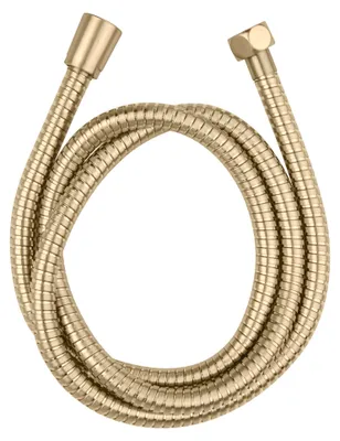 Produktbild von WENKO Edelstahl Duschschlauch Mod. Brass 150 cm Gold, 1/2" Standardanschluss, Verdrehschutz