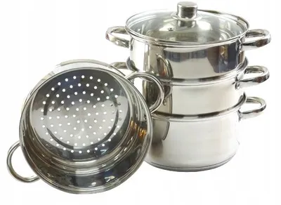 Produktbild von Elitehoff Dampfgarer Topf Edelstahl 20 cm Induktion