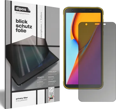 Produktbild von Blickschutzfolie für Blackview BV6300 Pro matt Schutzfolie Folie Display Schutz dipos