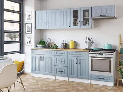 Obrázek produktu pro Kuchyňská linka BERIZA CHOCO 240cm - Denim