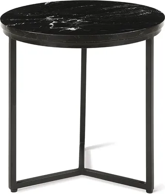Produktbild von Stozy Beistelltisch Ø 40 cm Rumi Marmor Schwarz