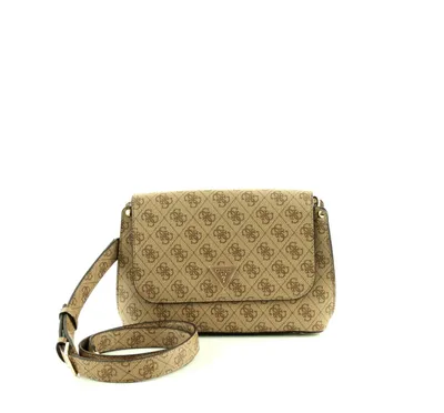 Produktbild von GUESS Damen Umhängetasche Meridian Latte Logo : beige-26 Farbsortierung: beige-26