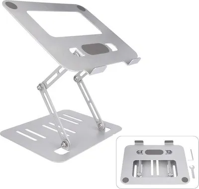 Immagine prodotto di Supporto regolabile per laptop da 10-17 pollici, stabile e antiscivolo