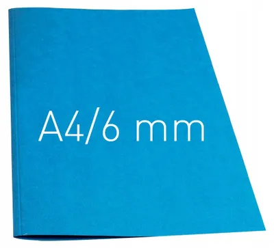 Obrázek produktu pro Opus Tlinen Plain A4 6 mm Modrá termoobálky 10 ks