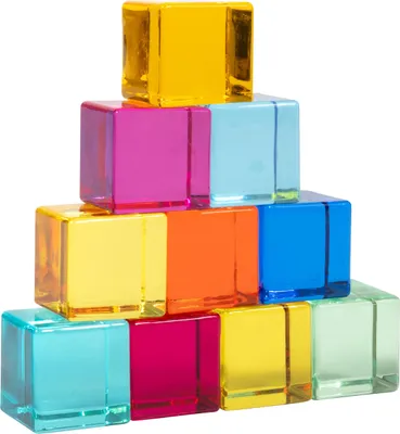Zdjęcie produktu dla Tickit Gem Cubes, 0,8 lat(a), 10 szt., Akrylowy