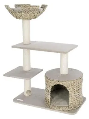 Productafbeelding van Kerbl krabpaal voor katten, gemaakt van bananenbladeren – comfort en stijl in één