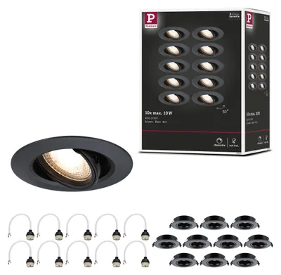 Produktbild von Paulmann Einbauleuchte 10er-Set schwenkbar