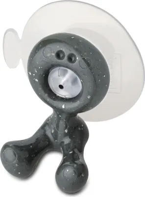 Obrázek produktu pro Držák na zubní kartáčky TOMMY s přísavkou, bílý, KOZIOL