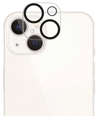 Imagen del producto de Protector de cámara de cristal paquete de 2 para Apple iPhone 14 / 14 Plus - Transparente