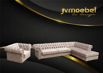 Produktbild von Chesterfield Klassische Wohnzimmer Möbel Ecksofa Sofa Couch Polster Eckgarnitur