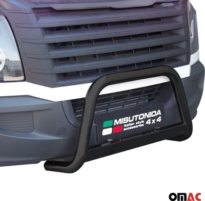 Immagine prodotto di Barra di protezione paraurti anteriore per VW Crafter 2011-2016 ø63mm acciaio nero Protezione