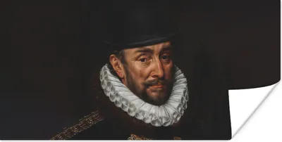Produktbild von MuchoWow® Poster Wilhelm von Oranien - Alte Meister - Kunst 160x80 cm - Foto Poster