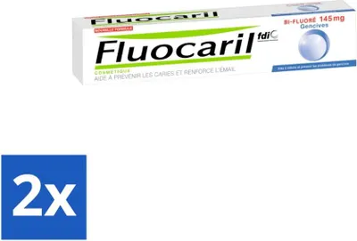 Produktbild von Fluocaril Zahnpasta mit Fluorid (75 ml) - Vorteilspack - 2 Stücke
