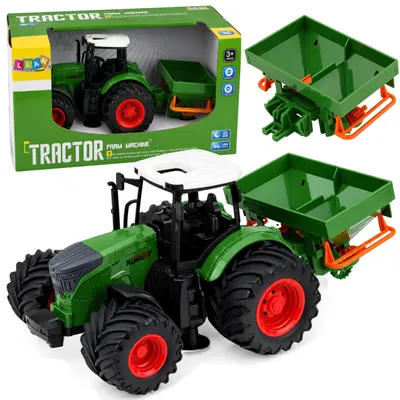 Immagine prodotto di Trattore agricolo con ruote in gomma per seminatrice Macchina agricola 1:24